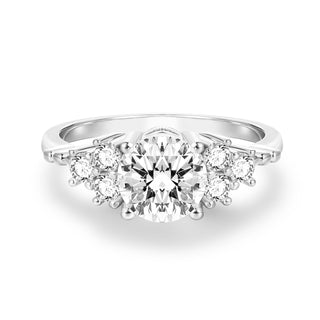 1.5ct Round Cut Zircon S925 Sterling Silver Ring Fine Jewelry for Women's Wedding Engagement or Party