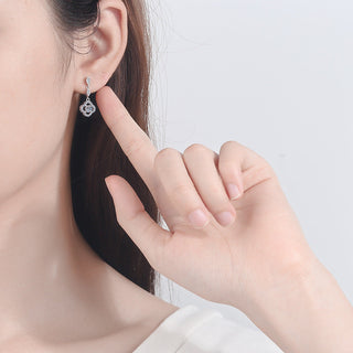 4mm Cubic Zirconia Round Cut Stud Earrings 925 Sterling Silver Earrings For Women Hypoallergenic Fine Jewelry