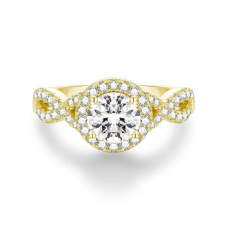 Fine Jewelry 1ct Round Cut Zircon S925 Sterling Silver Ring for Women Wedding Engagement Party Gifts