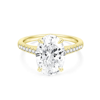 Fine Jewelry 6ct Oval Cut Zircon S925 Sterling Silver Ring for Women Engagement Wedding Gifts