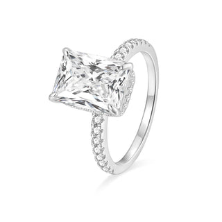 Fine Jewelry Wholesale Cubic Zirconia S925 Sterling Silver Rings for Women Wedding Anniversary Engagement