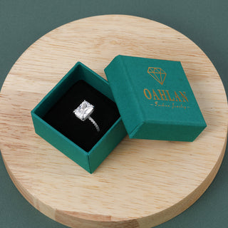 Fine Jewelry Wholesale Cubic Zirconia S925 Sterling Silver Rings for Women Wedding Anniversary Engagement