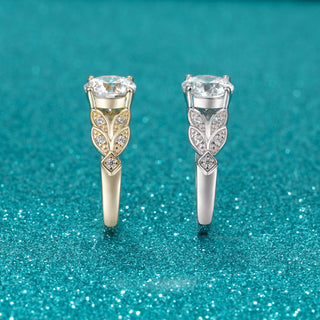 2ct Round Cut Zircon S925 Sterling Silver Ring Fine Jewelry for Women's Wedding Engagement Anniversary Party Gifts