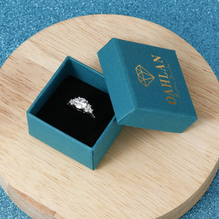 1.5ct Round Cut Zircon S925 Sterling Silver Ring Fine Jewelry for Women's Wedding Engagement or Party