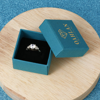 1.5ct Round Cut Zircon S925 Sterling Silver Ring Fine Jewelry for Women's Wedding Engagement or Party