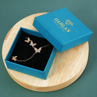 Fine Jewellery Wholesale Butterfly S925 Sterling Silver Pendant Necklace for Women Girl Anniversary Engagement