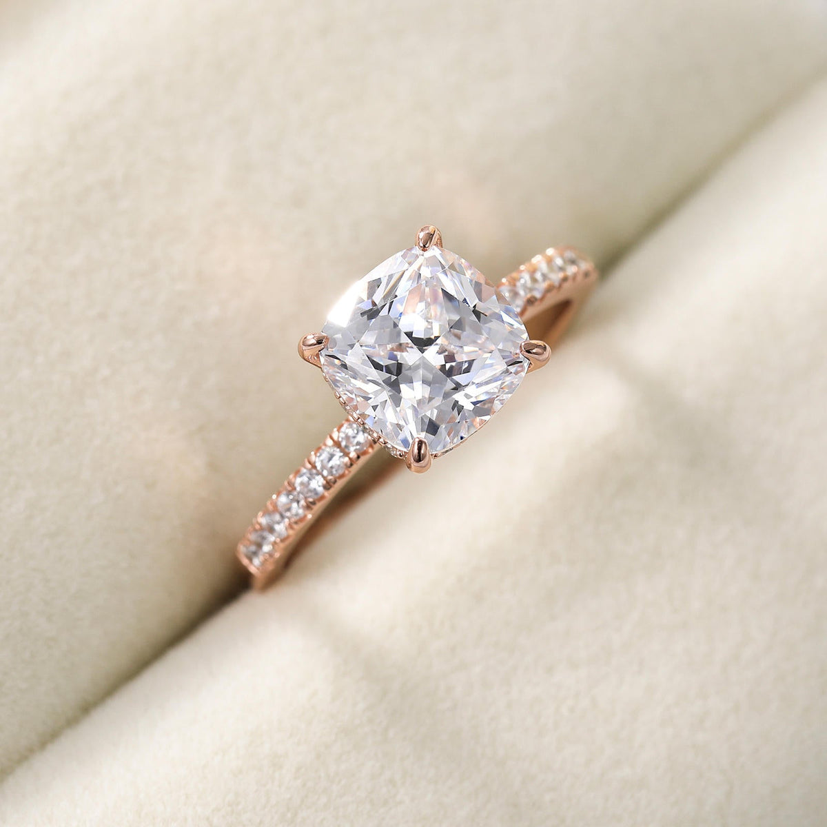 925 Silver 3.5ct Moissanite Engagement Ring