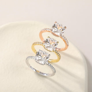925 Silver 3.5ct Moissanite Engagement Ring