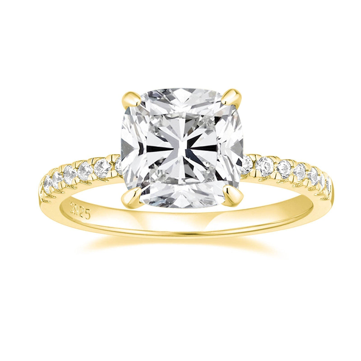925 Silver 3.5ct Moissanite Engagement Ring