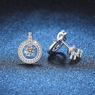 Fine Jewelry 4mm Cubic Zirconia Round Cut Stud Earrings 925 Sterling Silver Earrings For Women Hypoallergenic