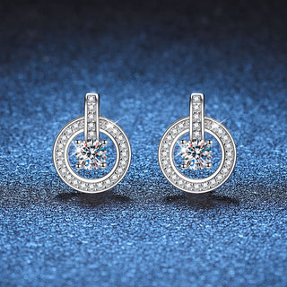 Fine Jewelry 4mm Cubic Zirconia Round Cut Stud Earrings 925 Sterling Silver Earrings For Women Hypoallergenic