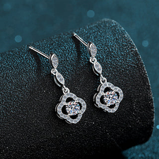 4mm Cubic Zirconia Round Cut Stud Earrings 925 Sterling Silver Earrings For Women Hypoallergenic Fine Jewelry