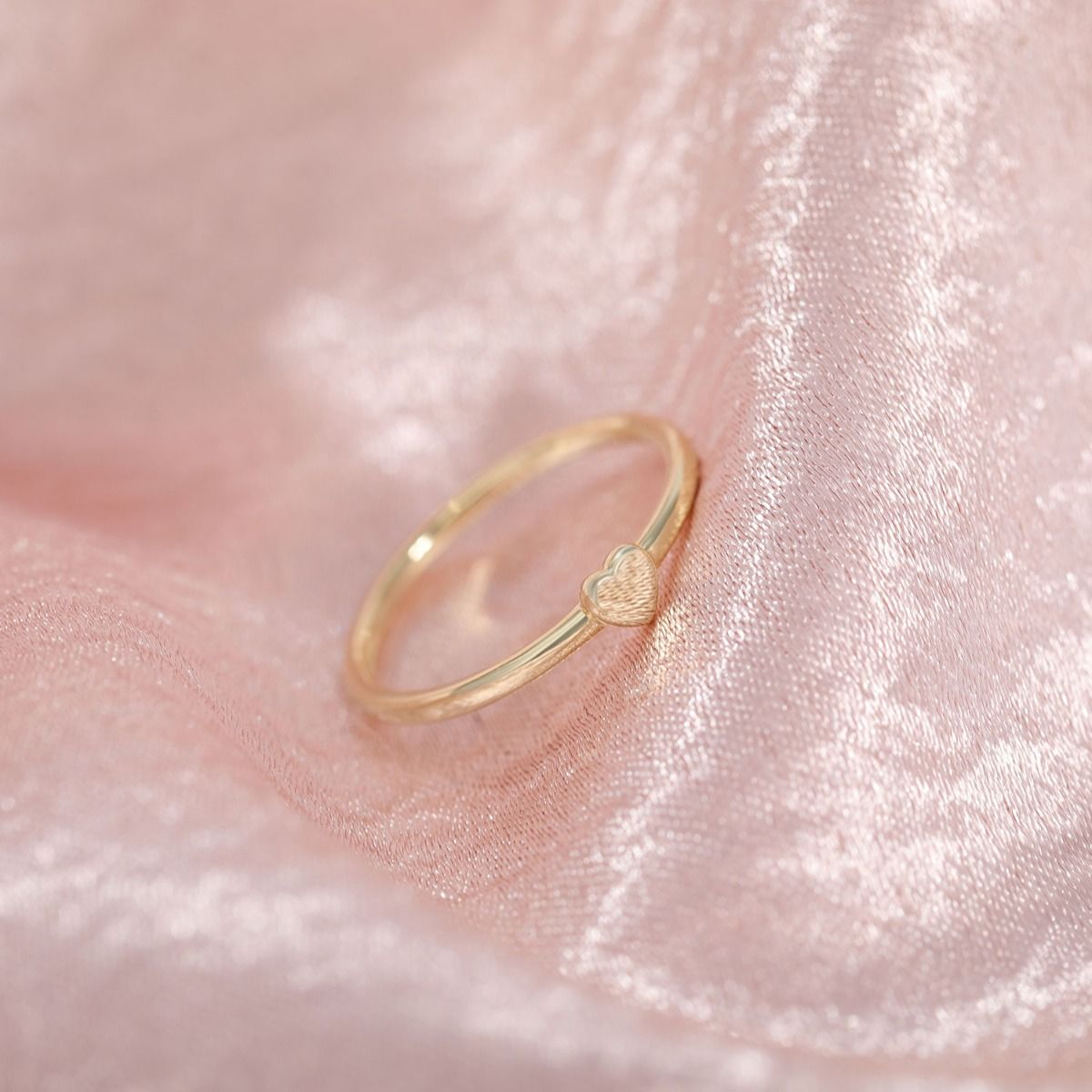 14K Gold Plated 925 Sterling Silver Rings Women Stackable Wedding Bands