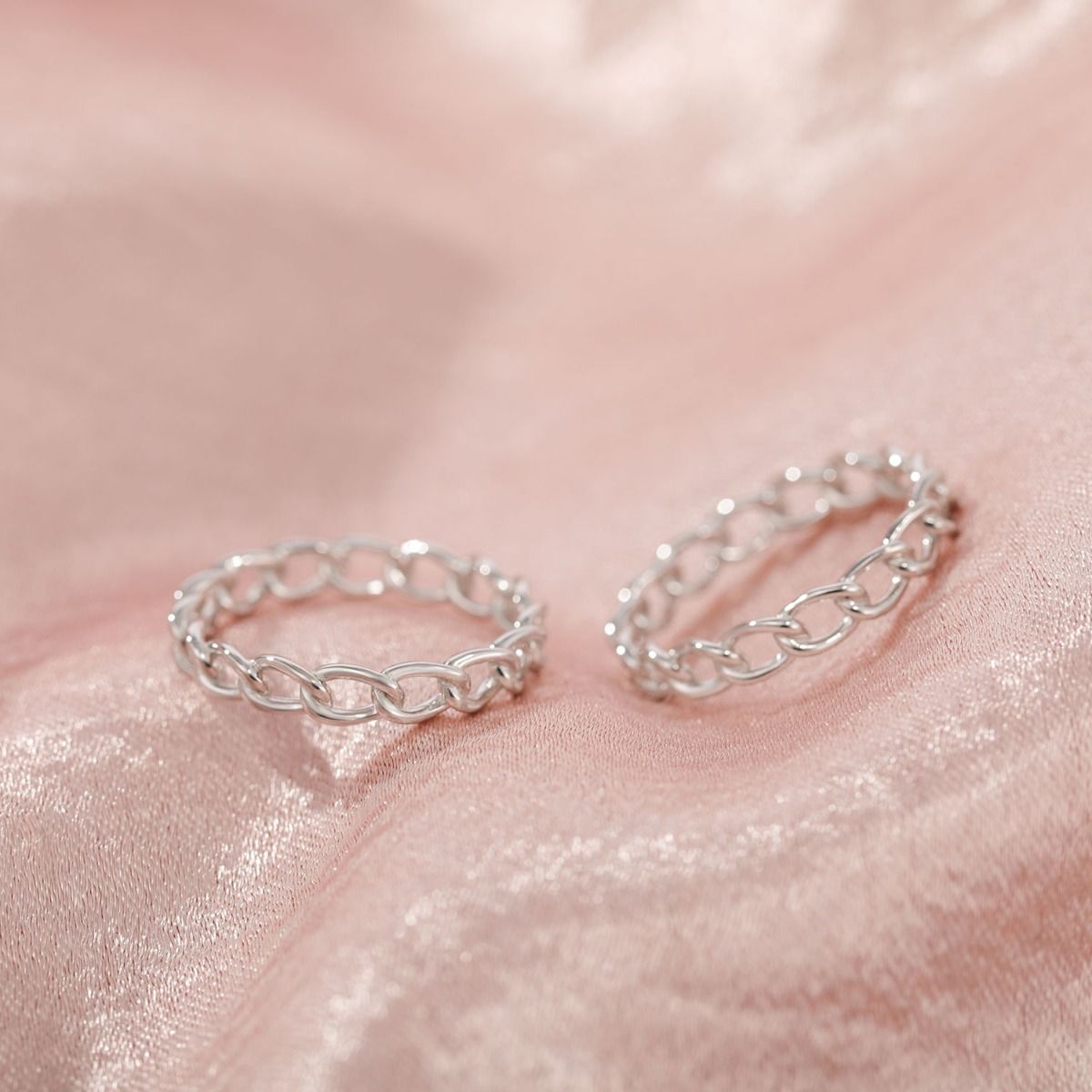 925 Sterling Silver Ring Women Stackable Wedding Bands