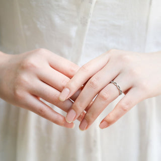 925 Sterling Silver Rings Twisted Rope Women Wedding Bands