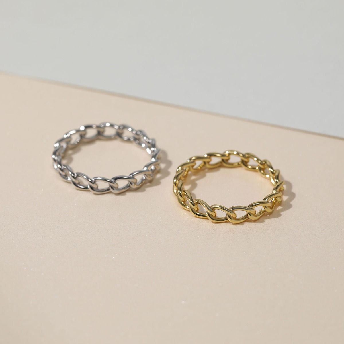 925 Sterling Silver Ring Women Stackable Wedding Bands