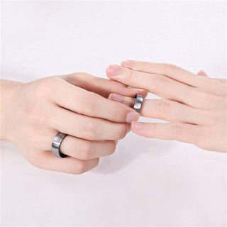 4mm Brushed Men Tungsten Carbide Ring Engagement Wedding Bands