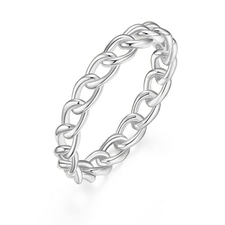 925 Sterling Silver Ring Women Stackable Wedding Bands