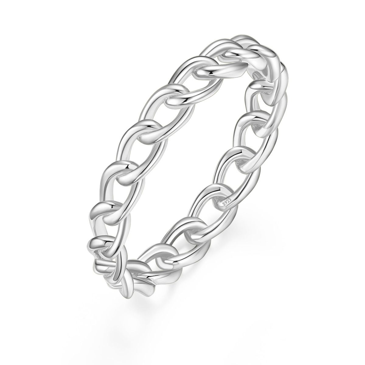 925 Sterling Silver Ring Women Stackable Wedding Bands